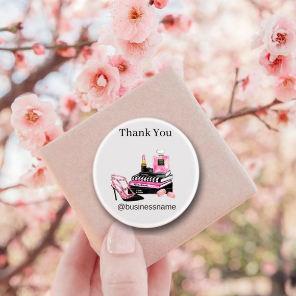 HobbeesBoutique Other - Thank You Stickers 100 count  2 inches